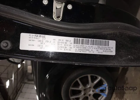 2017 Dodge Journey Gt Awd из США, поврежденный, VIN 3C4PDDEG7HT595802